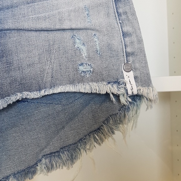 (SOLD) One Teaspoon Rocky High Waist Shorts Sz 22 - Picture 4 of 7